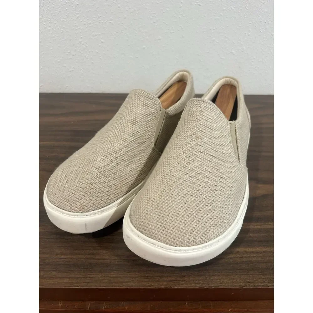 Birkenstock Oswego Slip On Casual Shoes Mens EU 43 Sandcastle Canvas‎ NO INSOLES